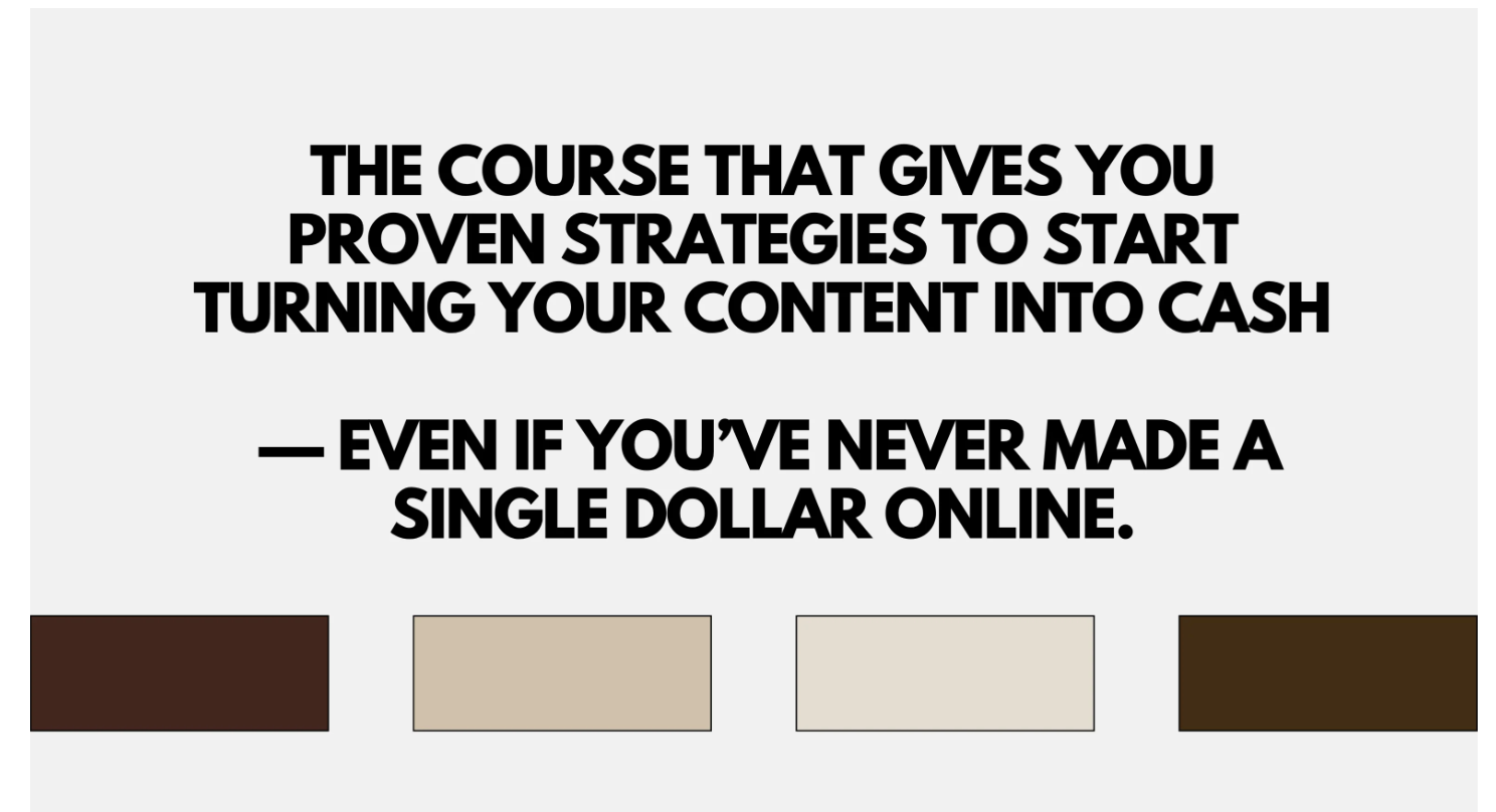 Create For Cash