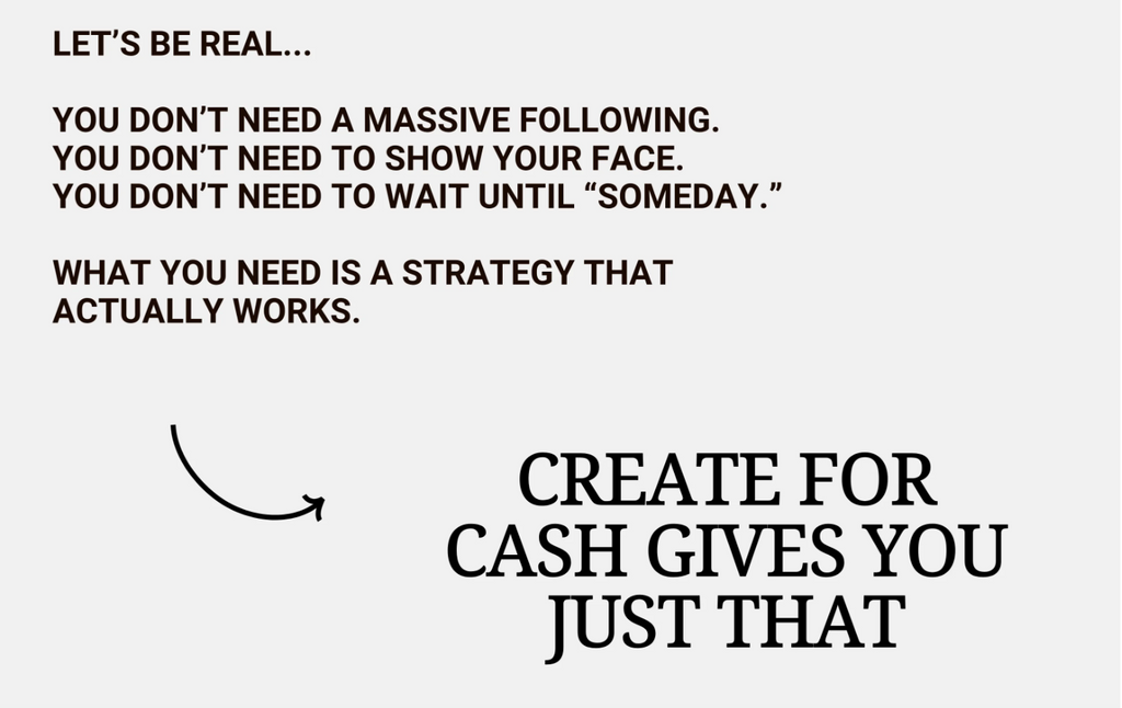 Create For Cash